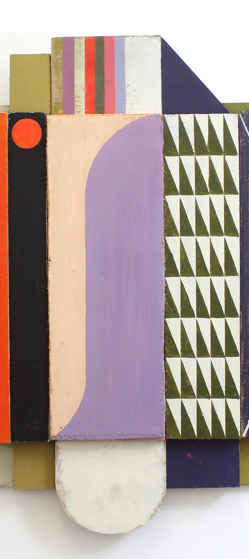 Relief with Orange Circle by Liam Hennessy