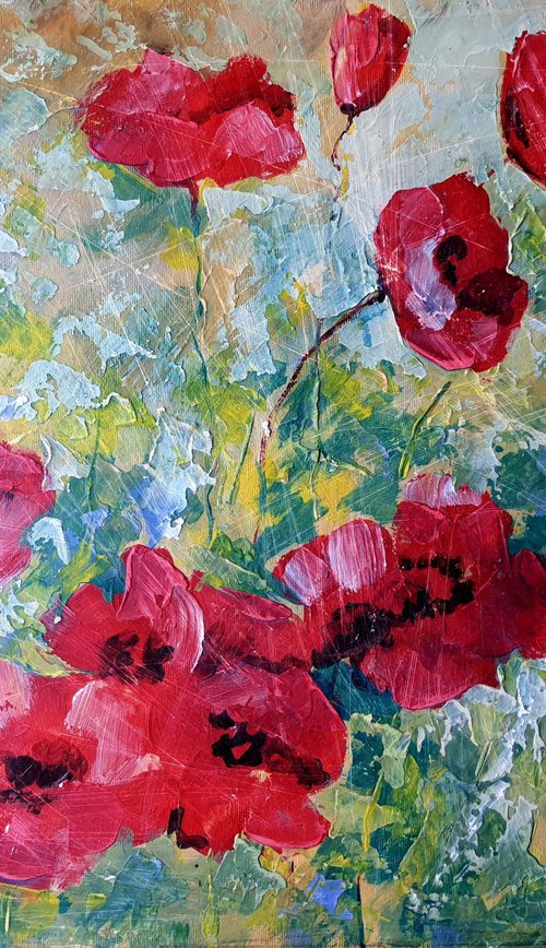 Poppies 10 by Rakhmet Redzhepov