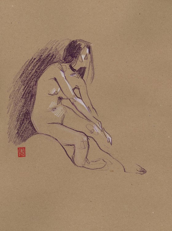 Nude life drawing 049