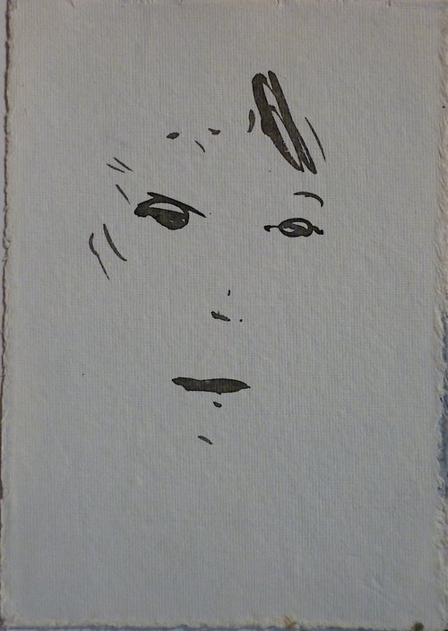The Minimalist Portrait, 15x21 cm - AF exclusive + FREE shipping by Frederic Belaubre