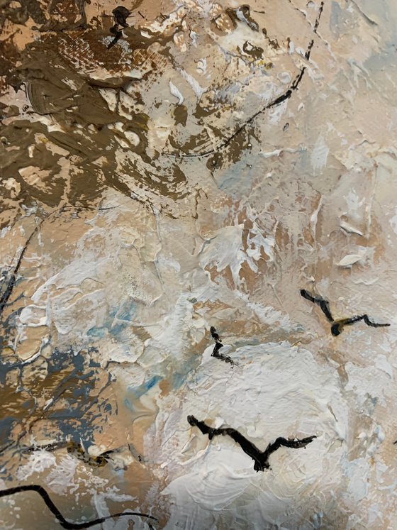 Quiet Waters. Morning Flight landscape.