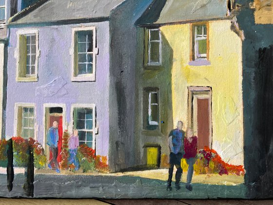 Scottish Houses In The Sun