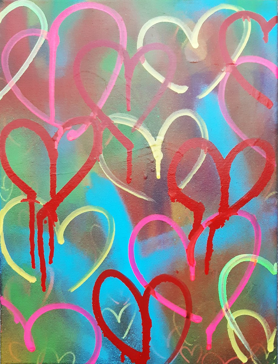Drippy Hearts by Ross Hendrick