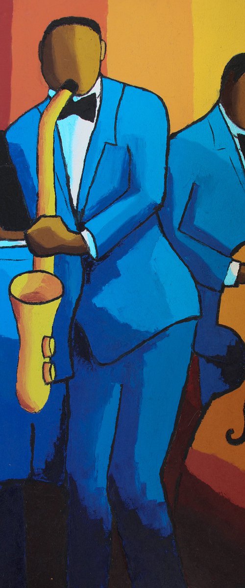 Jazz Blue Trio by Olivier Boissinot