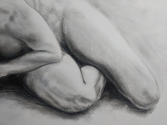 Charcoal Nude study.