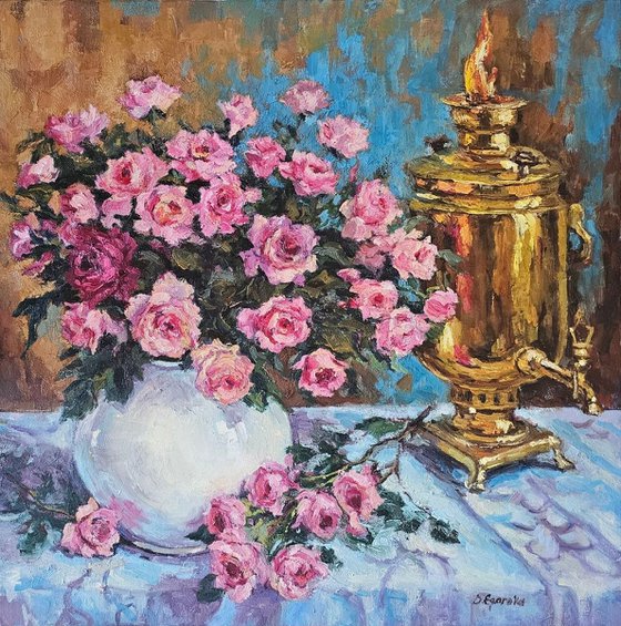 Roses by the Samovar