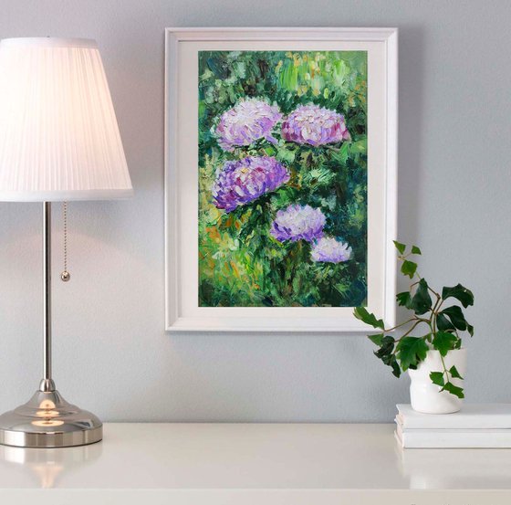 Autumn Asters Painting