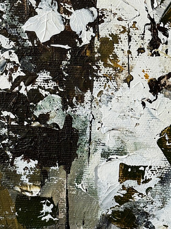 Ochre & Olive Abstraction set