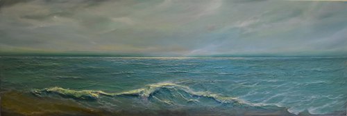 Looking to the Sea Seascape painting by Tamara Bettencourt