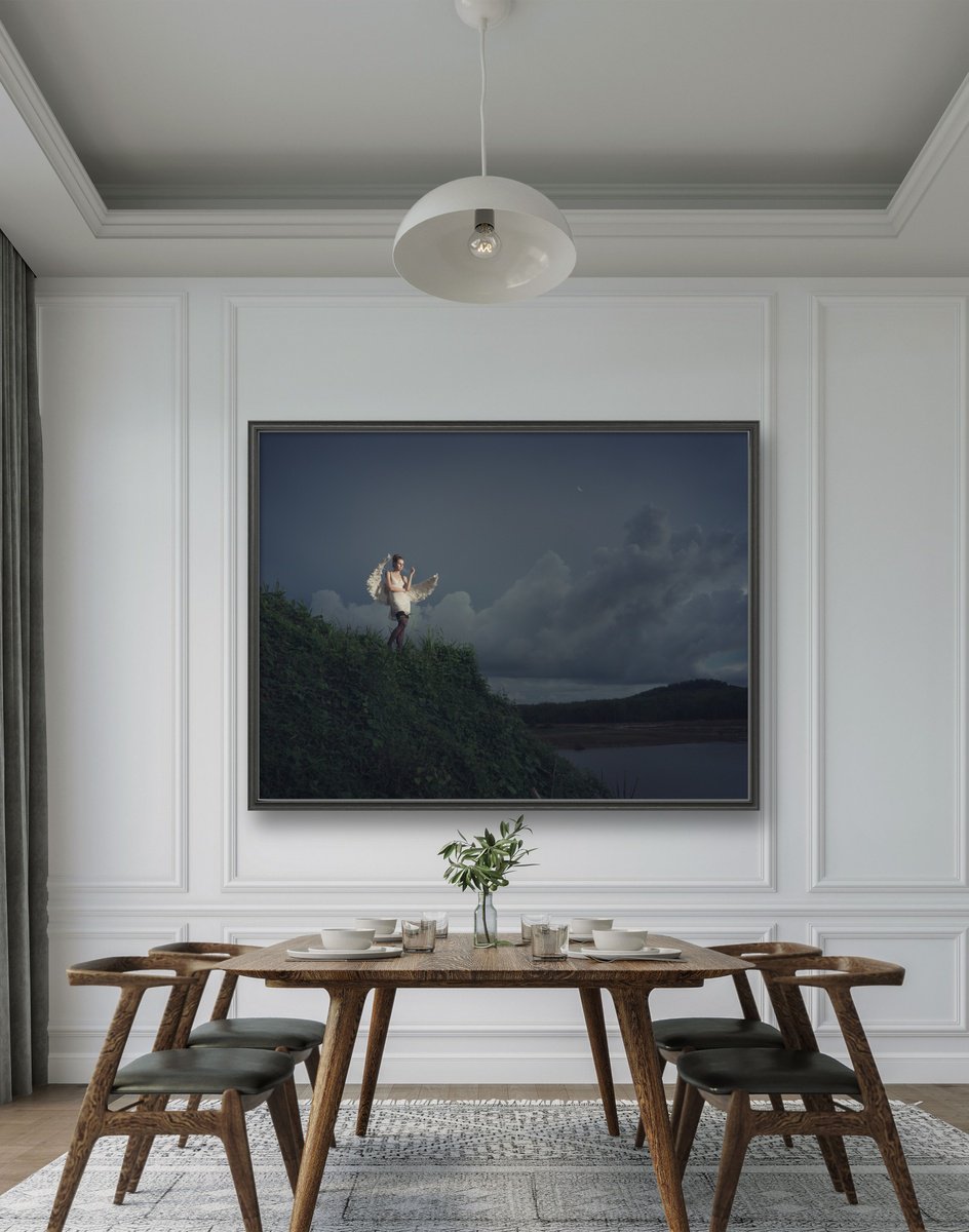 Photorealistic Portrait Photograph By Dmitry Ersler, 53 X 40, Not An Angel., Original Artwork