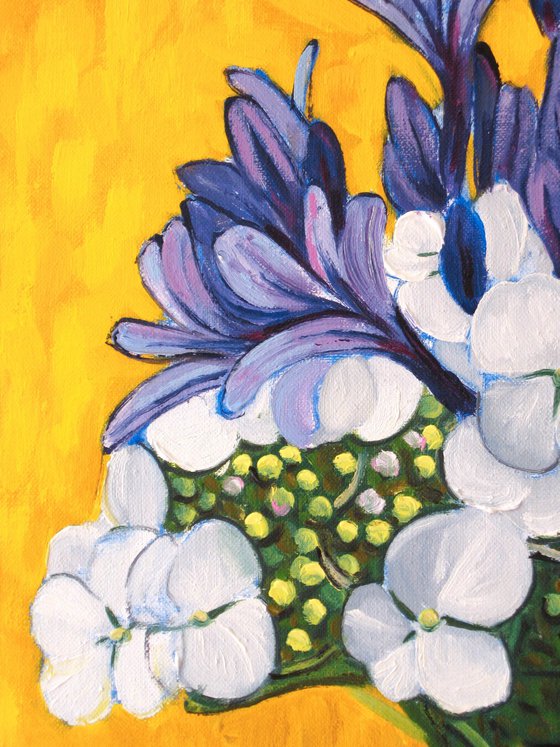 Hydrangea and Agapanthus