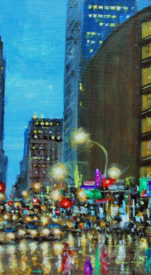 New York in night33 by Vishalandra Dakur