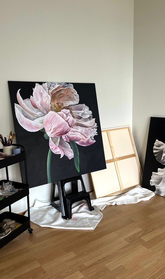 Peony before the fall