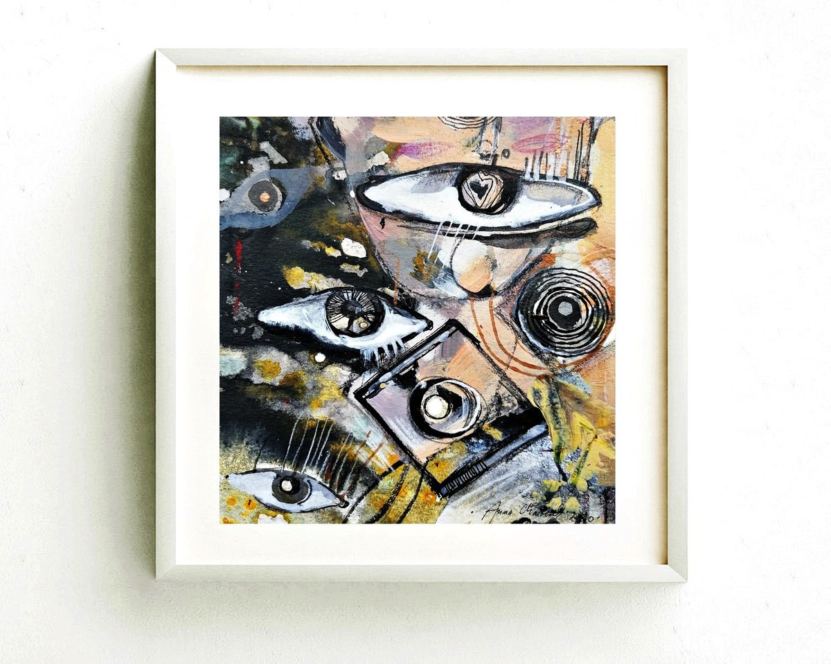 small eye abstract by Anna Maria