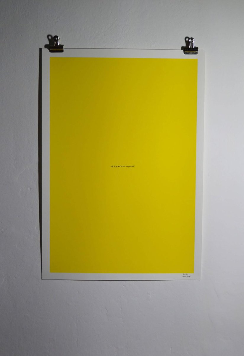 Typographic Screenprint , Why Do You Need To Know Everything Huh? By Colour Black, 14 X 20, Artwork For Sale On Artfinder