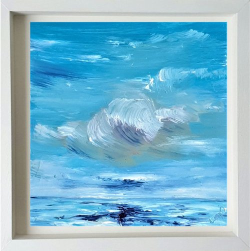 The happy cloud & The big Blue sky by Niki Purcell