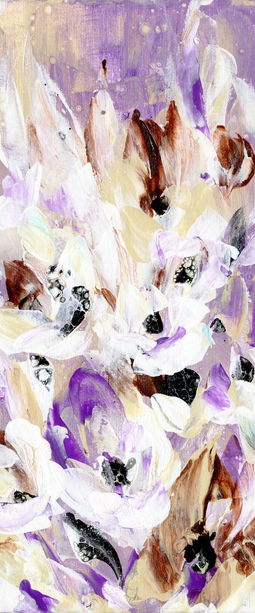 Tranquility Blooms 28 - Floral Painting by Kathy Morton Stanion by Kathy Morton Stanion