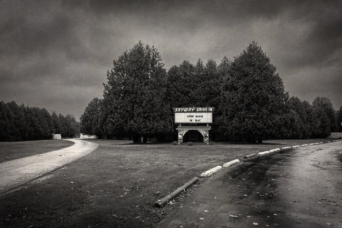 Photorealistic Photograph , Skyway Drive-In By Robert Tolchin, 20 X 16, Artwork For Sale On Artfinder