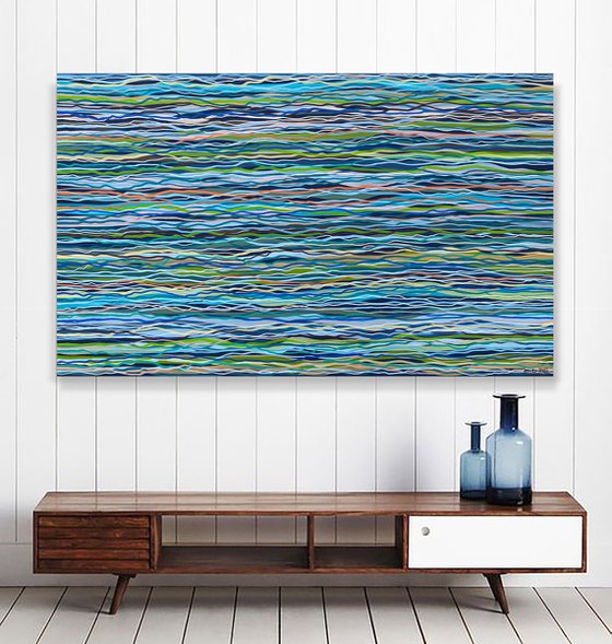 Splash- 152 x 92cm acrylic on canvas