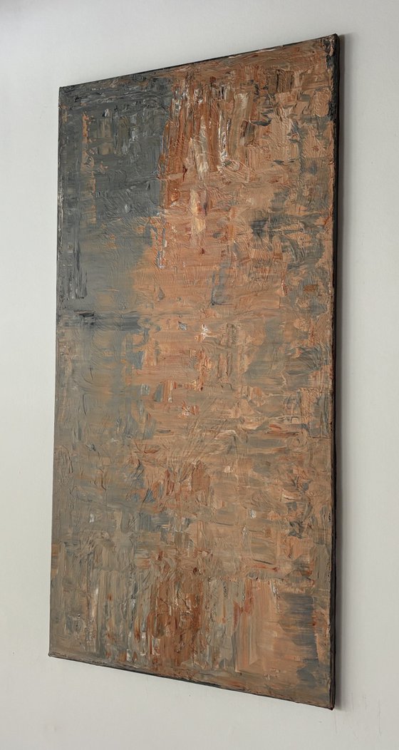 „Where silence dwells“ 50x100x2 cm