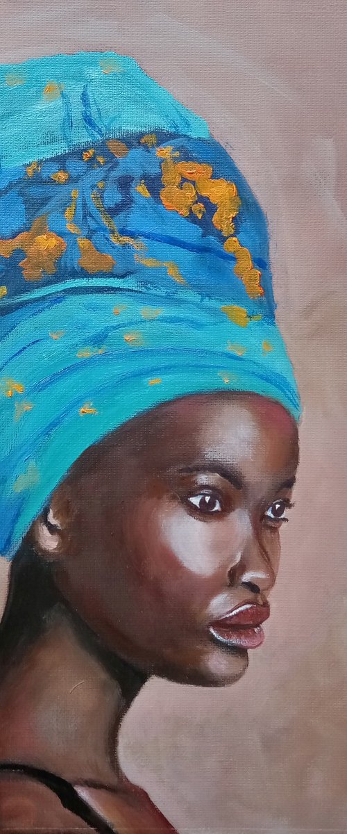 A beautiful  daughter of Africa by Liubov Samoilova