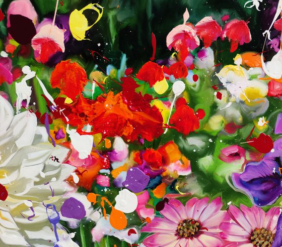 you made the flowers dance