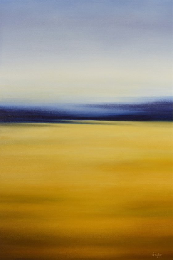 Wheat Field - Colorful Abstract Landscape