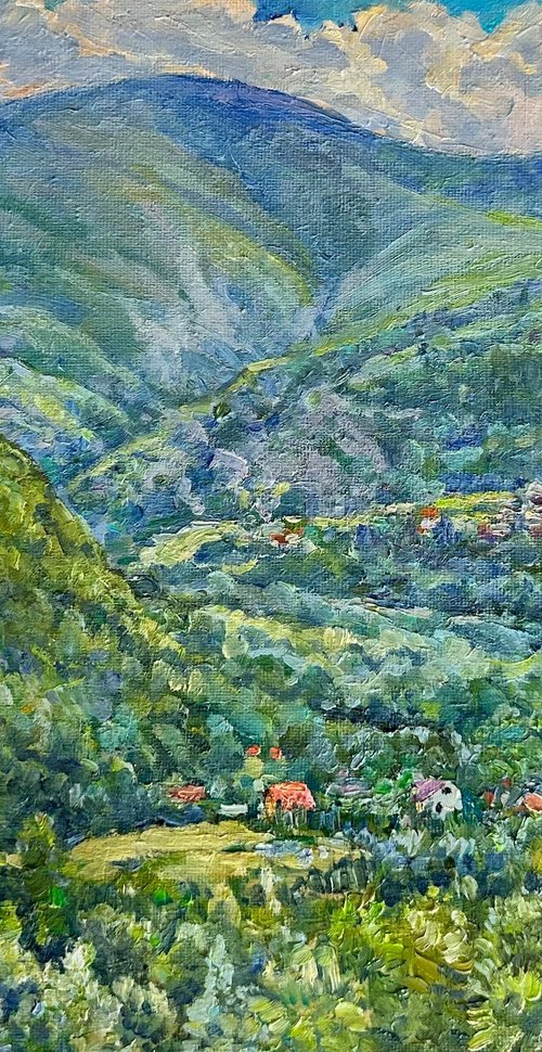 Green Energy painting by Aleksandr Dubrovskyy by Aleksandr Dubrovskyy