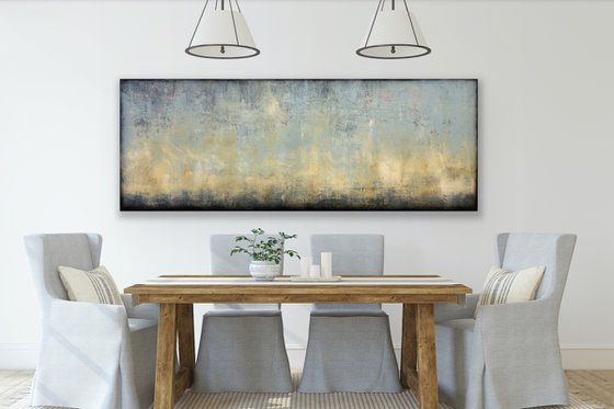 Light Yellow Waves (XXL 80x30)