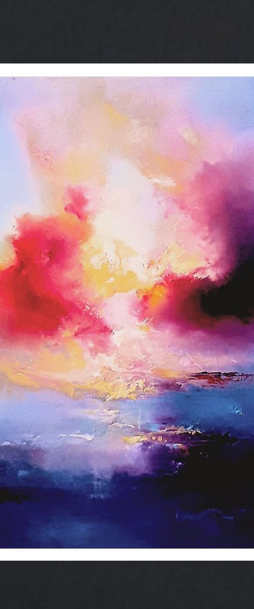 Magenta reflection by Olena Topliss