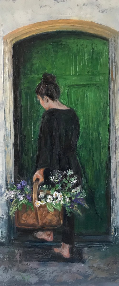 Green Door by Nataliia Zaharuk