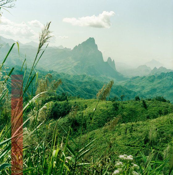 Laos mountain steps