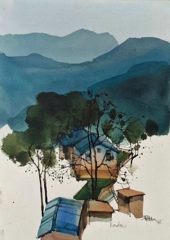 House in valley: Landour
