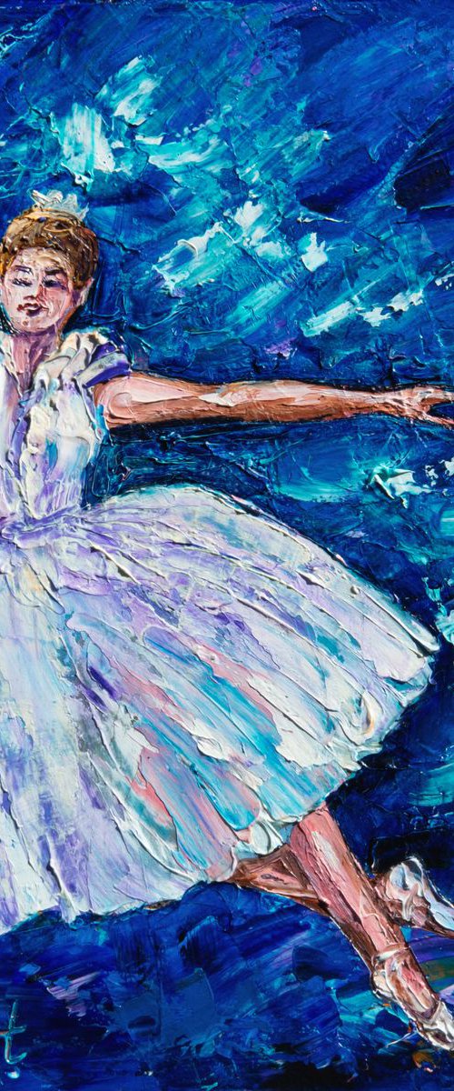 Pretty Prima Ballerina by Lena Owens at OLena Art