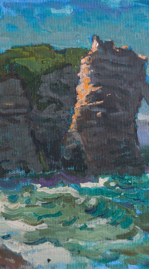 Normandy Etretat Etude 2 by Alexander Shandor