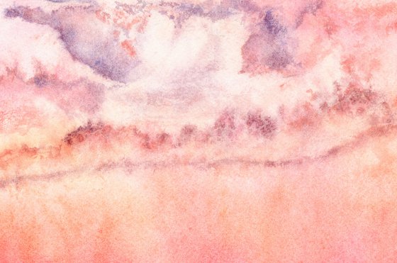 Pink lakes of Ukraine