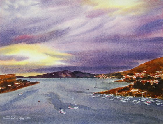 Evening in Croatia
