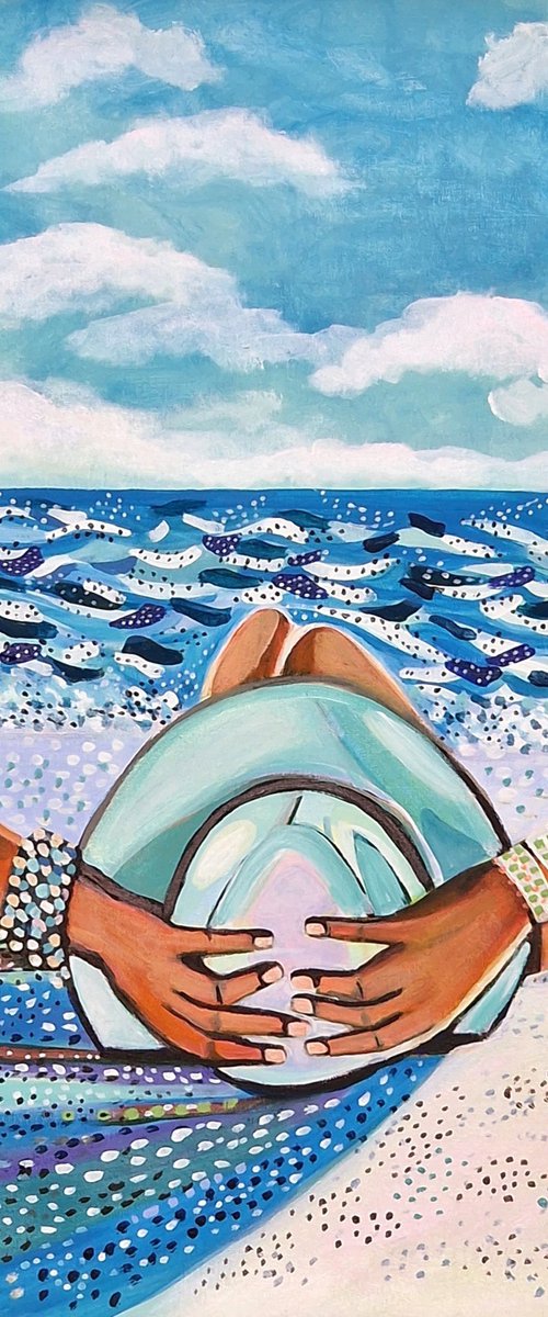 At the beach by Alexandra Djokic