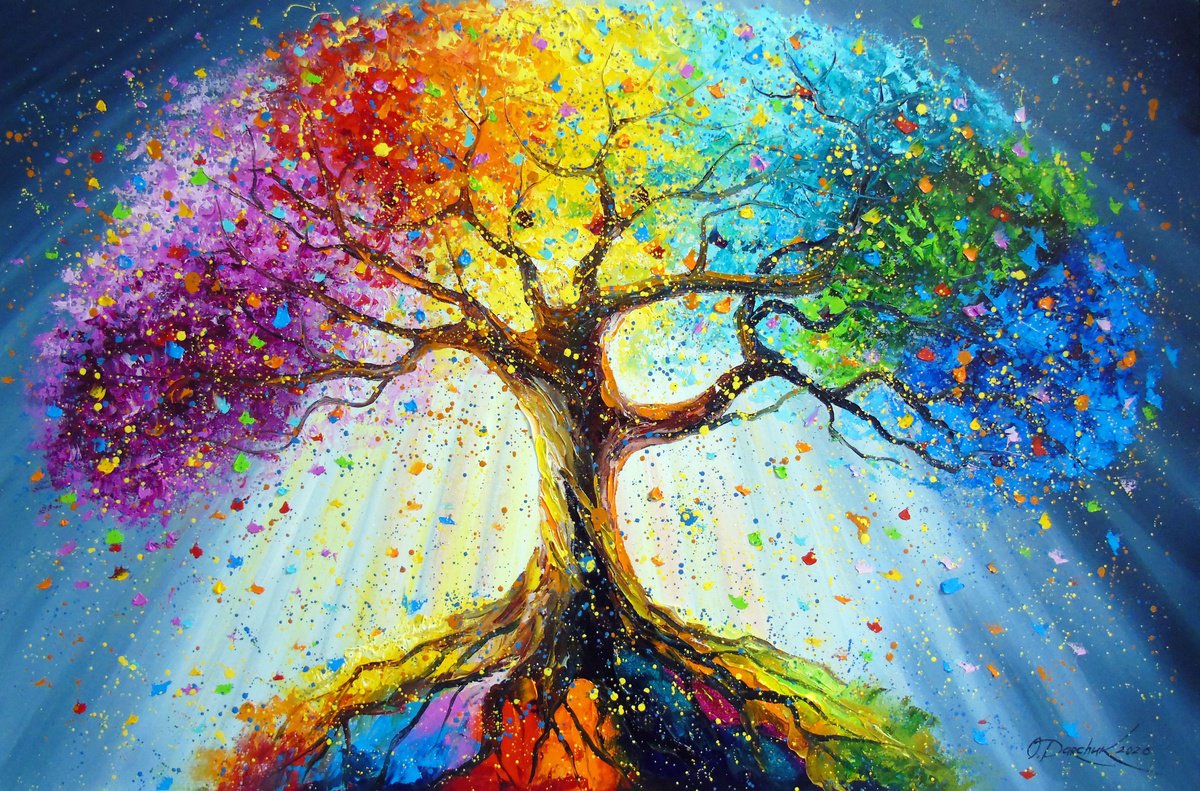 Roots Of Love By Olha Darchuk, 35 X 24, Artwork For Sale On Artfinder