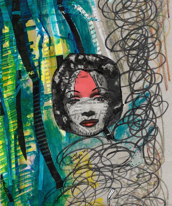 Abstract Marlene Dietrich #12