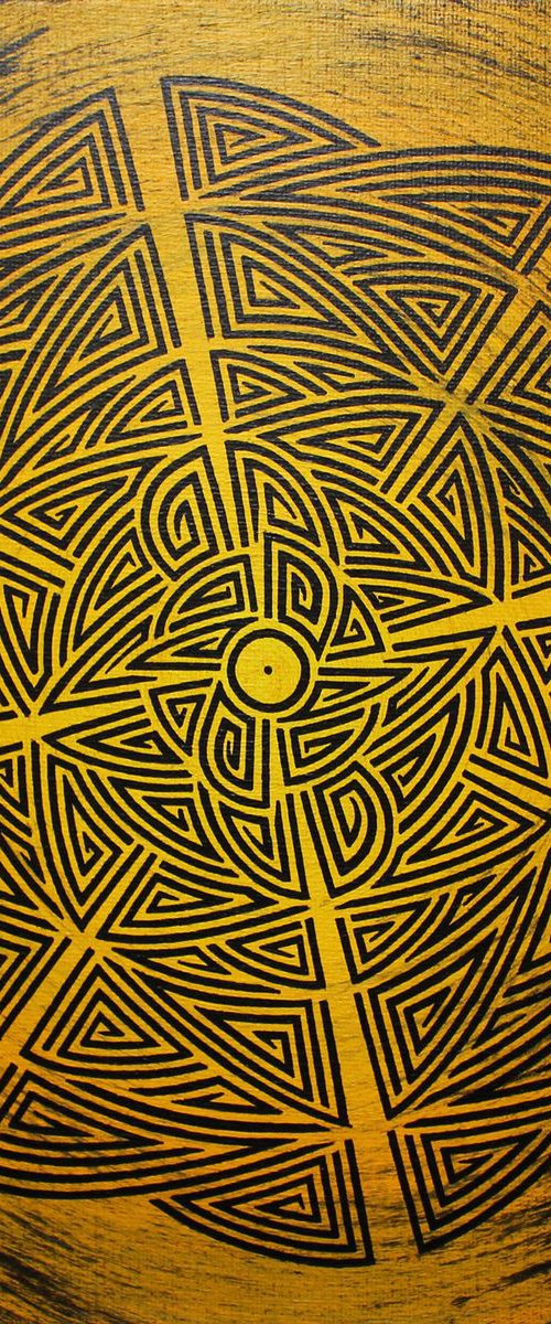 Tribal yellow by Jonathan Pradillon