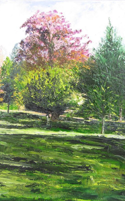 Stratford Park Small trees by Christine Gaut