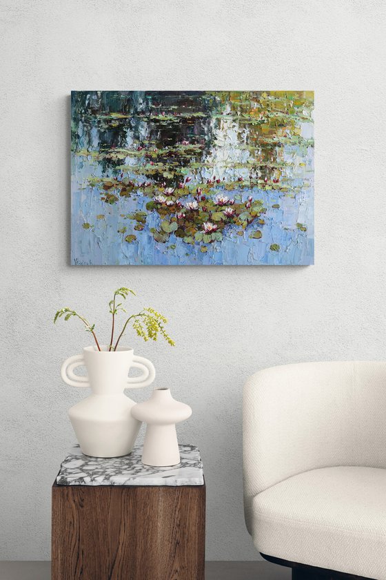 White Water Lilies Pond