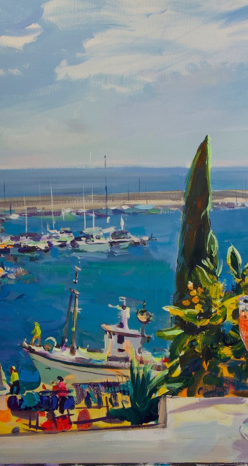 Sunny day at the port. by Anton Gudzykevych