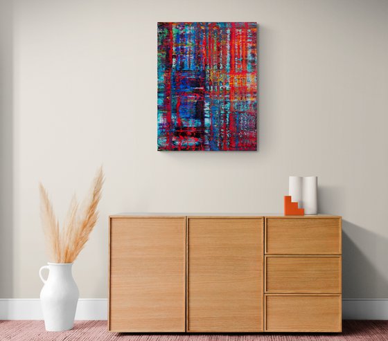 90x70cm | 35.5x27.5″ Abstract Painting Original Canvas Art