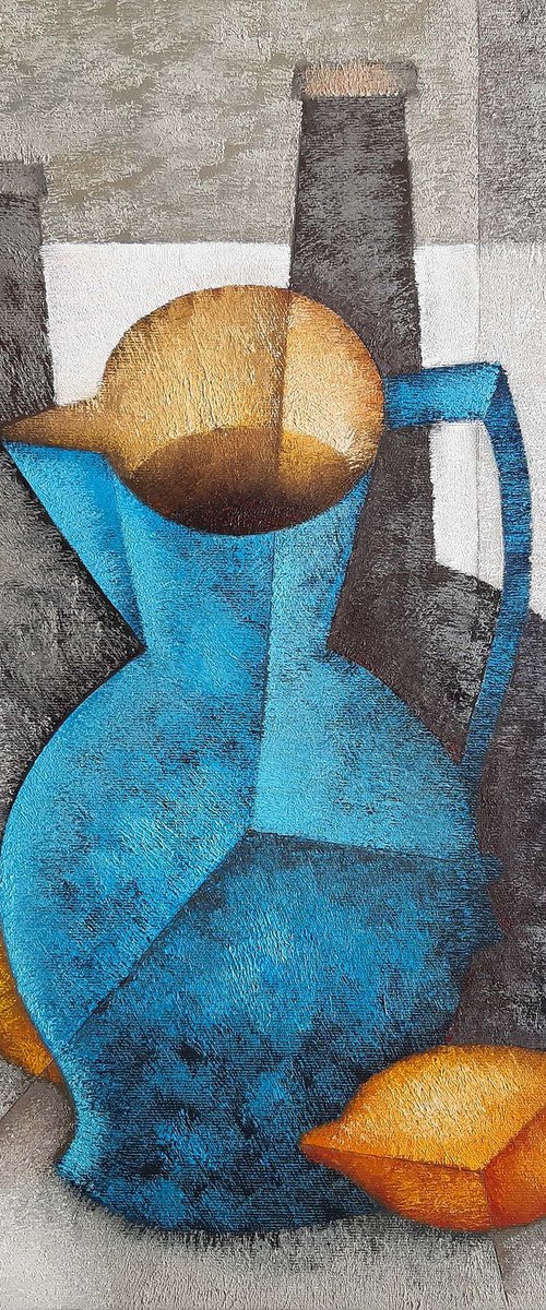 Still Life with Blue Jug by Eugene Ivanov