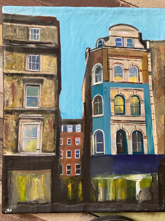 One End of Tisbury Court, Soho, London