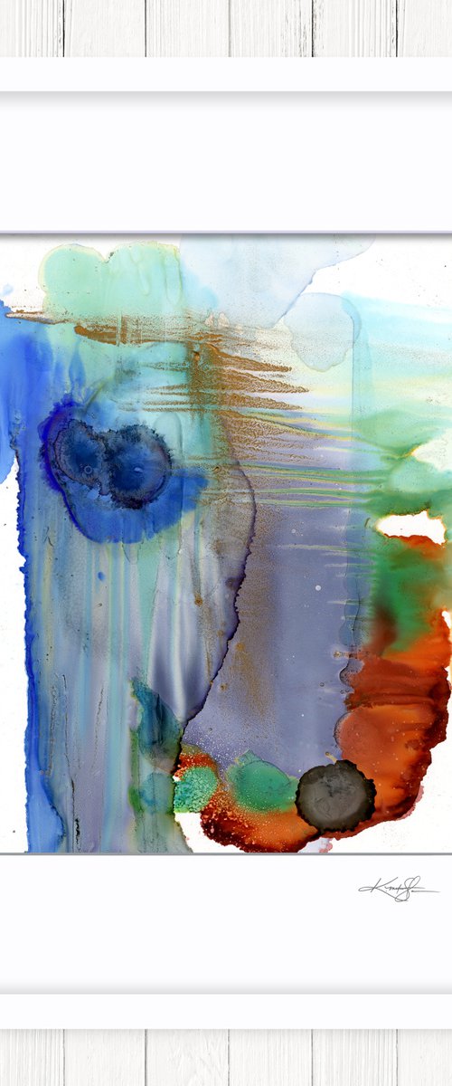 A Mystic Encounter 32 - Zen Abstract Painting by Kathy Morton Stanion by Kathy Morton Stanion