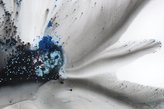 Nature 261 — Abstract Organic Blue