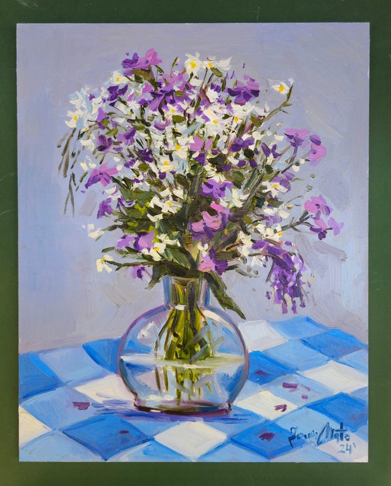 Blue Pelargoniums